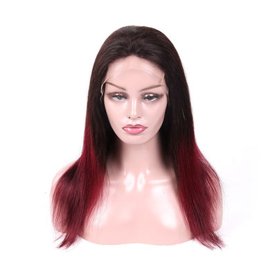 Çin Hakiki bakire saç dantel peruk, siyah kırmızı remy dantel peruk insan saçı Tedarikçi