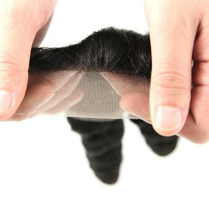 Çin Chemiacal olmadan hakiki yumuşak 4 x 4 dantel kapatma peruk insan saçı işlenmiş Tedarikçi